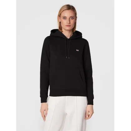 Zdjęcie Tommy Jeans Bluza Fleece Hoodie DW0DW09228 Czarny Regular Fit