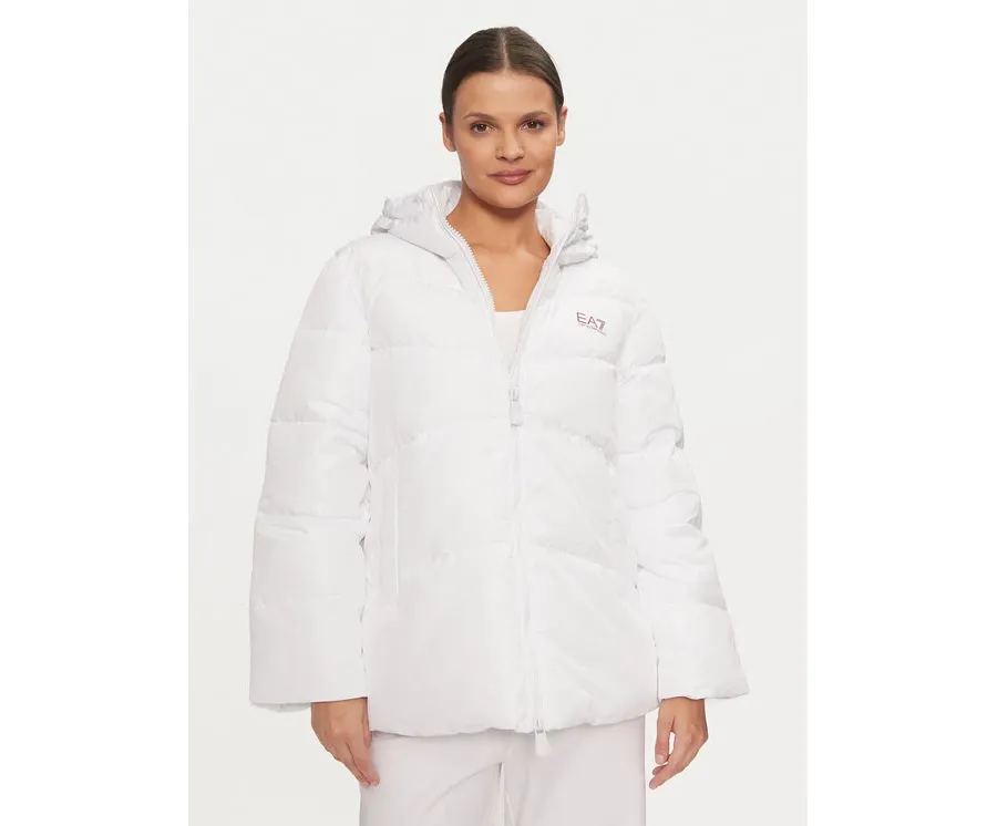 obrazek 1 EA7 Emporio Armani Kurtka zimowa 6DTB18 TN8AZ 1100 Biały Relaxed Fit