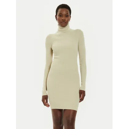 Zdjęcie Calvin Klein Jeans Sukienka dzianinowa J20J224150 Beżowy Slim Fit