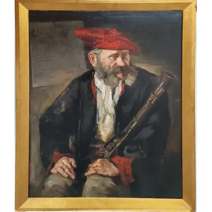 Zdjęcie Portret myśliwego z XX wieku