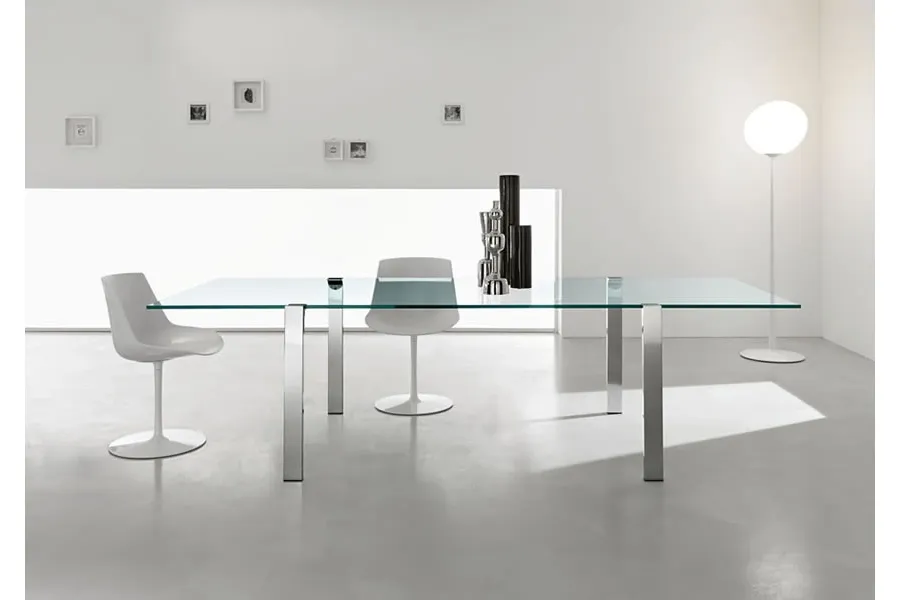 obrazek 1 Szklany włoski stół do stylowych wnętrz - Tonelli Design