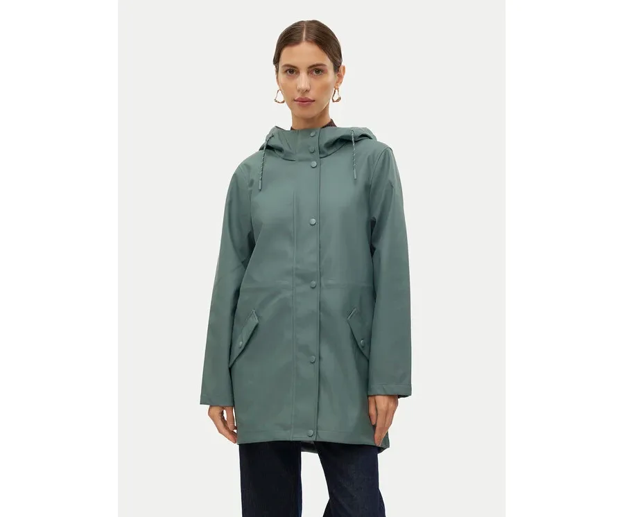 obrazek 1 Vero Moda Kurtka przeciwdeszczowa Malou 10266982 Zielony Regular Fit
