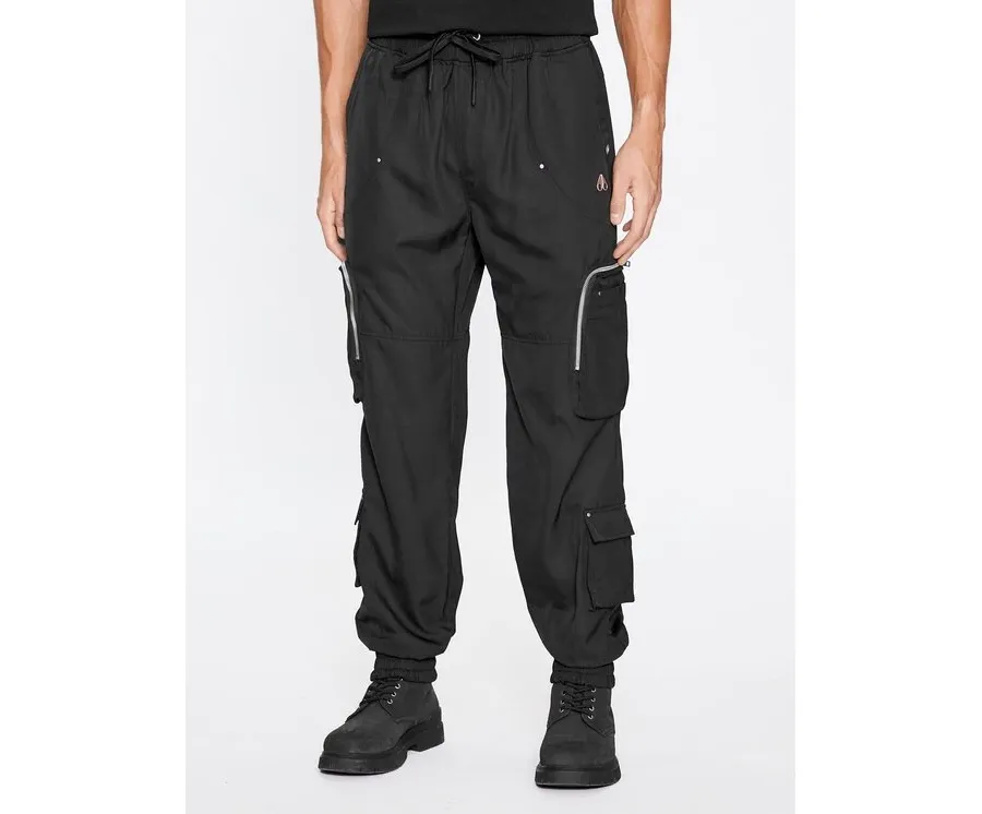 obrazek 1 Moose Knuckles Spodnie materiałowe Maddox Utility M33MR764CT Czarny Regular Fit