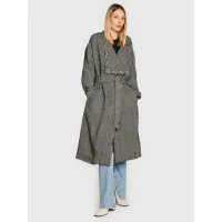 Zdjęcie TWINSET Płaszcz przejściowy 222AP237A Szary Regular Fit