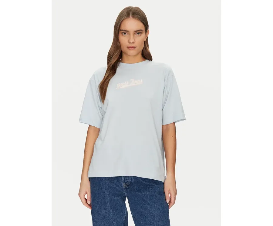 obrazek 1 Guess Jeans T-Shirt W5GI29 K8HM0 Niebieski Regular Fit