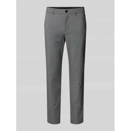 Zdjęcie Spodnie materiałowe o kroju slim fit ze szlufkami na pasek model ‘ROBERT’