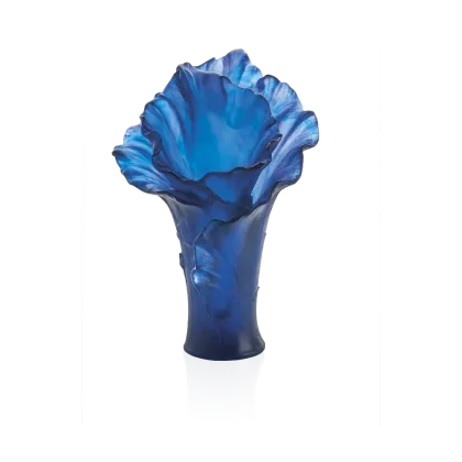 Zdjęcie Prestiżowy duży wazon w kolorze Midnight Blue – marka Daum