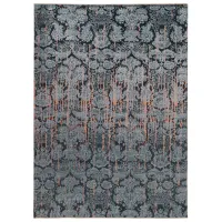 Picture Luxurious gray exclusive 3D carpet - DAMASK 7083