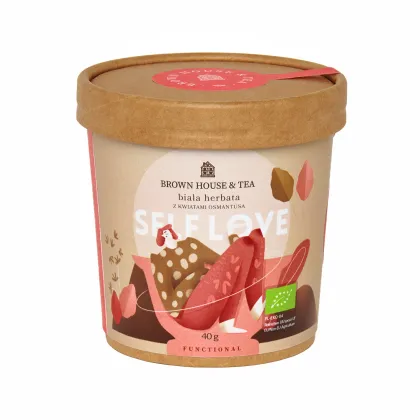 Zdjęcie Brown House & Tea - Self Love - Herbata sypana 40g BROWN HOUSE & TEA