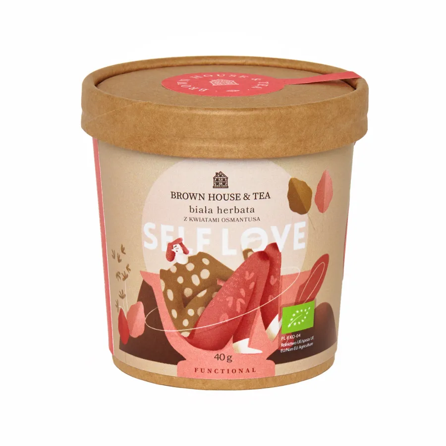 obrazek 1 Brown House & Tea - Self Love - Herbata sypana 40g BROWN HOUSE & TEA