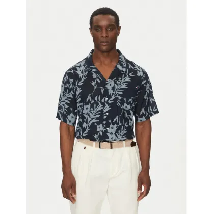 Zdjęcie Tommy Hilfiger Koszula Bowling Shirt Print UM0UM03227 Granatowy Regular Fit