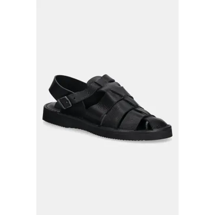 Zdjęcie Fracap sandały skórzane Sandals kolor czarny D034