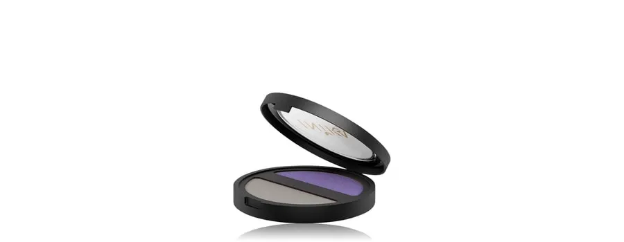 obrazek 1 INIKA Organic Pressed Mineral Duo Paleta cieni do powiek 3.9 g Purple Platinum