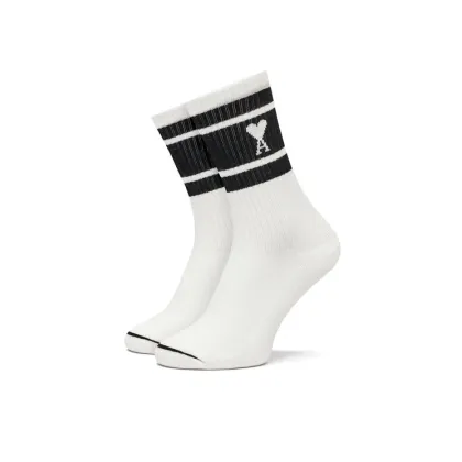 Zdjęcie AMI PARIS Skarpety wysokie unisex USC001.AW0015 Biały