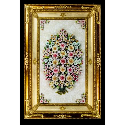 Zdjęcie Wysmakowany porcelanowy obraz do pięknych wnętrz