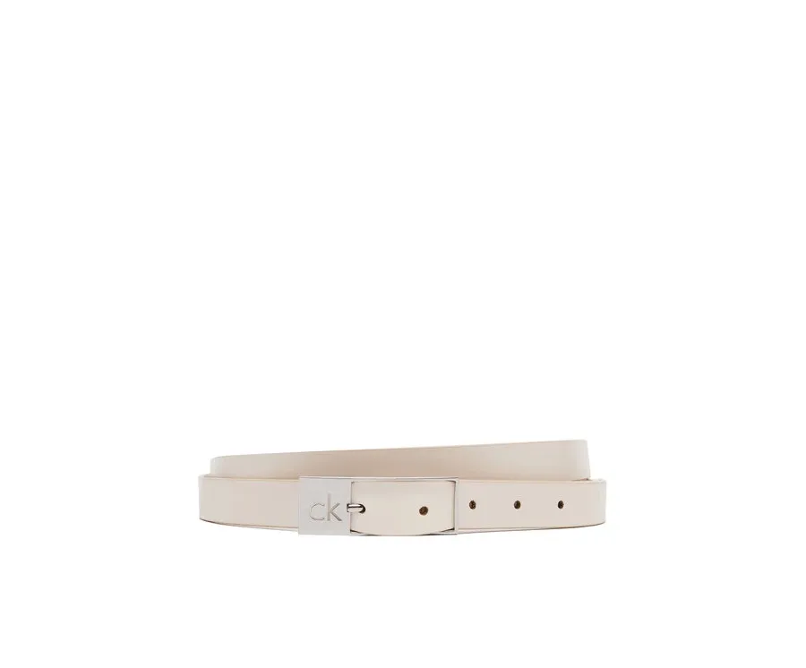 obrazek 1 Calvin Klein Pasek Damski Ck Cut Square Buckle 2.0 K60K613155 Biały