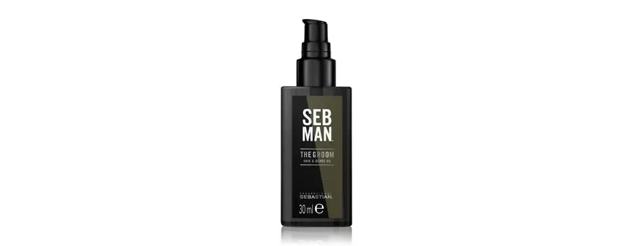 obrazek 1 SEB MAN The Groom Hair & Beard Oil Olejek do brody 30 ml