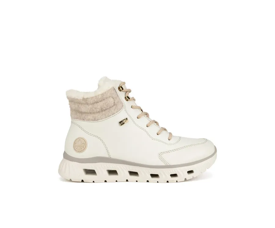 obrazek 1 Rieker Botki M6010-80 Biały