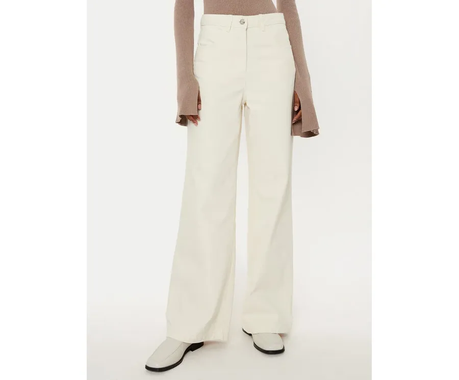 obrazek 1 MAX&Co. Jeansy Parure 2516131031200 Écru Wide Leg