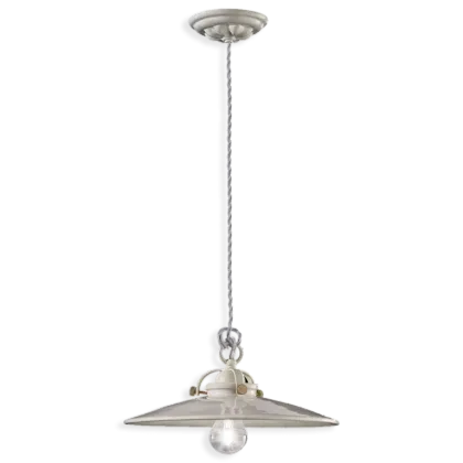 Zdjęcie Wyjątkowa włoska lampa sufitowa w stylu retro