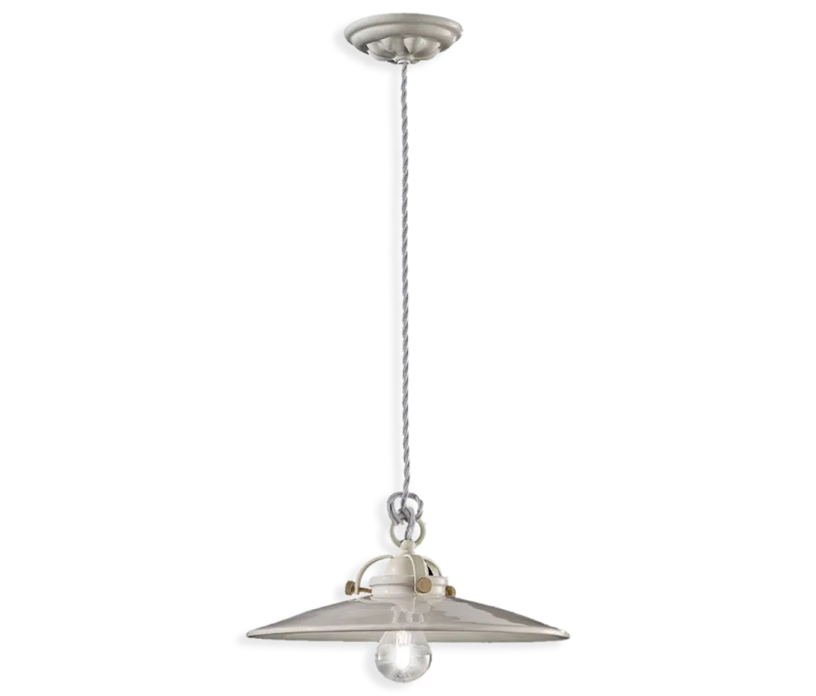 obrazek 1 Wyjątkowa włoska lampa sufitowa w stylu retro