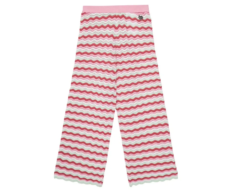 obrazek 1 Guess Spodnie materiałowe J5GB10 Z3MR1 Różowy Modern Relaxed Fit