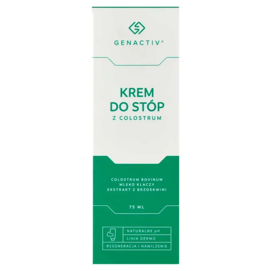 obrazek 1 Genactiv  Krem do stóp z colostrum  75 ml