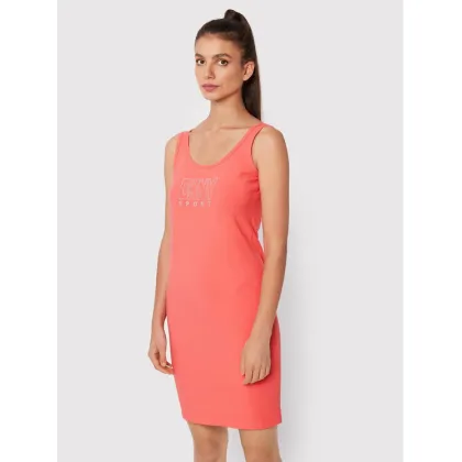 Zdjęcie DKNY Sport Sukienka letnia DP2D4646 Koralowy Slim Fit