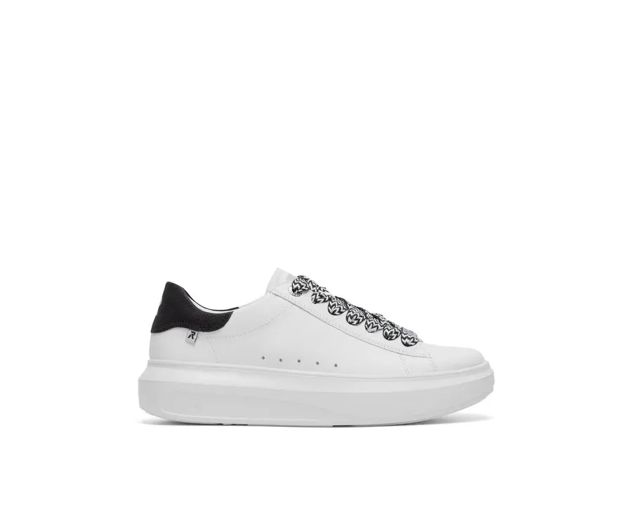 obrazek 1 Rieker Revolution Lifestyle Sneakersy W1201-80 Biały