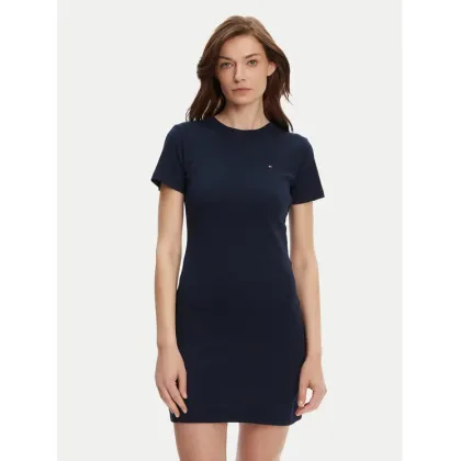 Zdjęcie Tommy Hilfiger Sukienka codzienna New Cody WW0WW42721 Granatowy Slim Fit