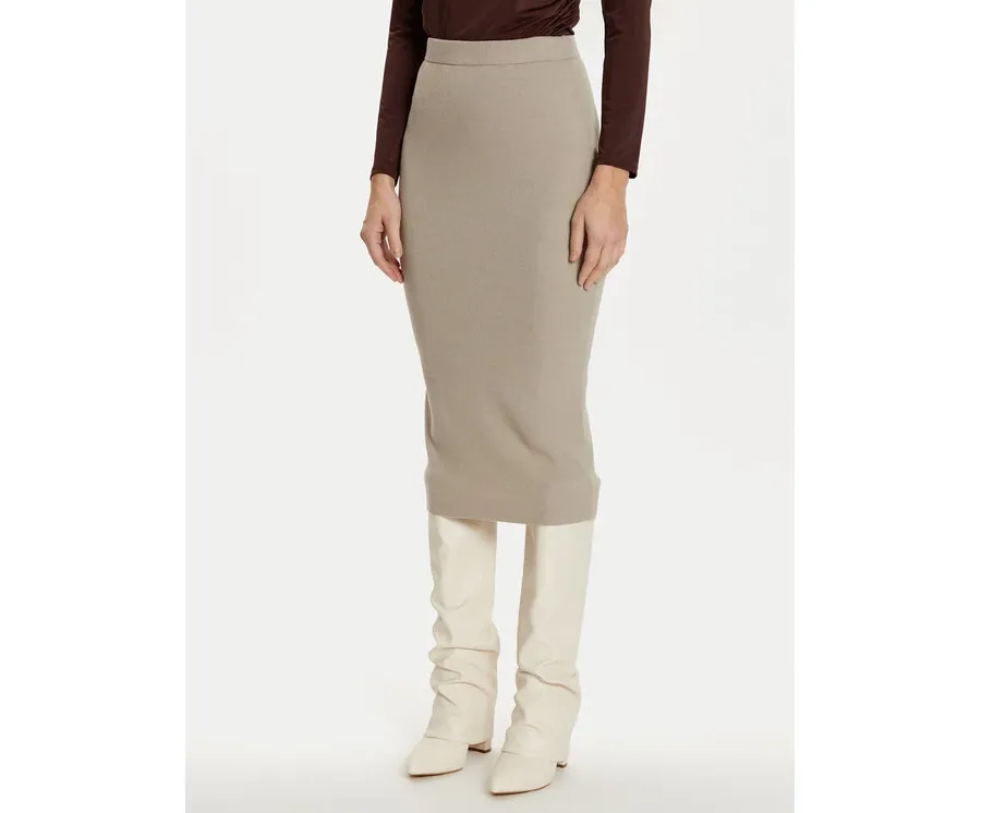 obrazek 1 Vero Moda Spódnica ołówkowa Fantastic 10320638 Szary Slim Fit