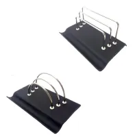 Zdjęcie Wyprofilowany i elegancki skórzany uchwyt na listy/pocztę z firmowym logo