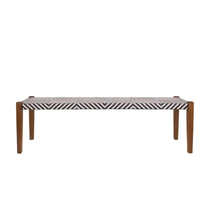 Zdjęcie Stylowa ławka bez oparcia do ogrodu i na taras