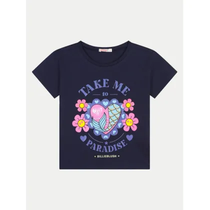 Zdjęcie Billieblush T-Shirt U20647 Granatowy Regular Fit