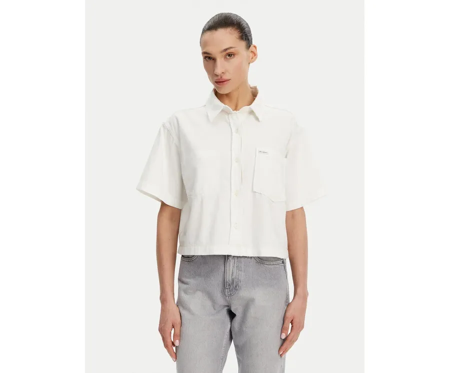 obrazek 1 Guess Jeans Koszula W5GH0F D5NW1 Biały Regular Fit