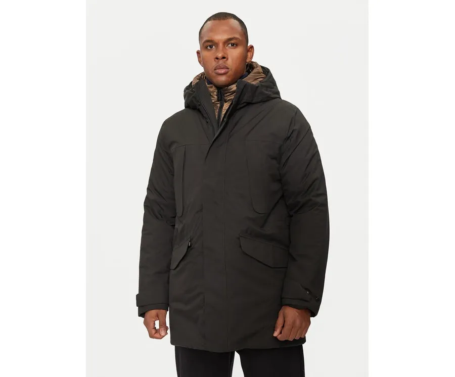 obrazek 1 Geox Kurtka zimowa Warrens M4621B T3149 F9000 Czarny Regular Fit