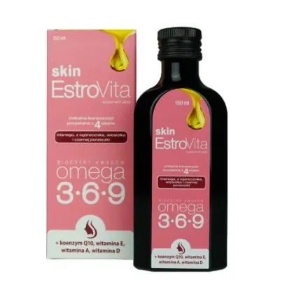 Zdjęcie Estrovita Skin, Kwasy omega-3-6-9, Płyn 150 ml