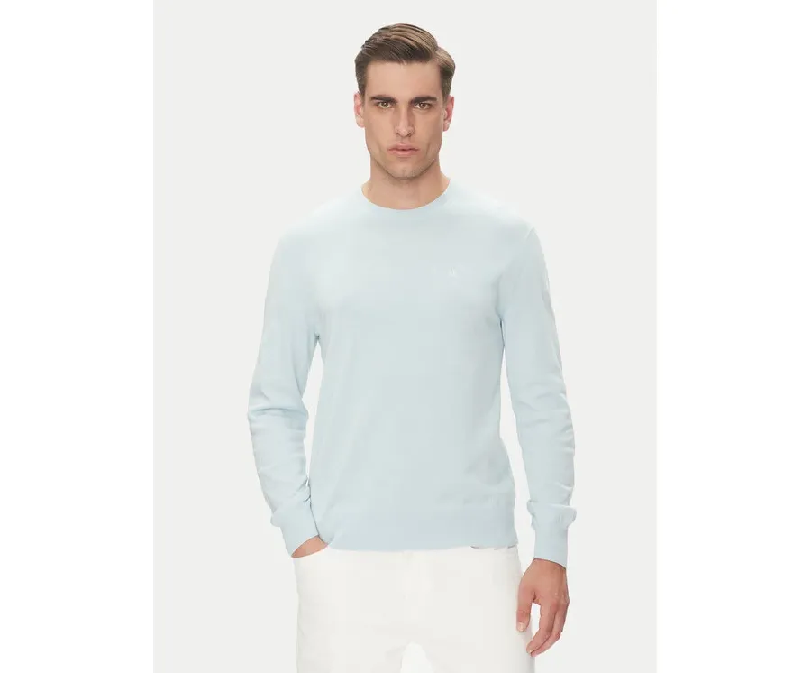 obrazek 1 Calvin Klein Sweter LV040BM343 Niebieski Regular Fit