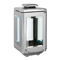 Zdjęcie Włoski znicz na nagrobki - brąz chromowany