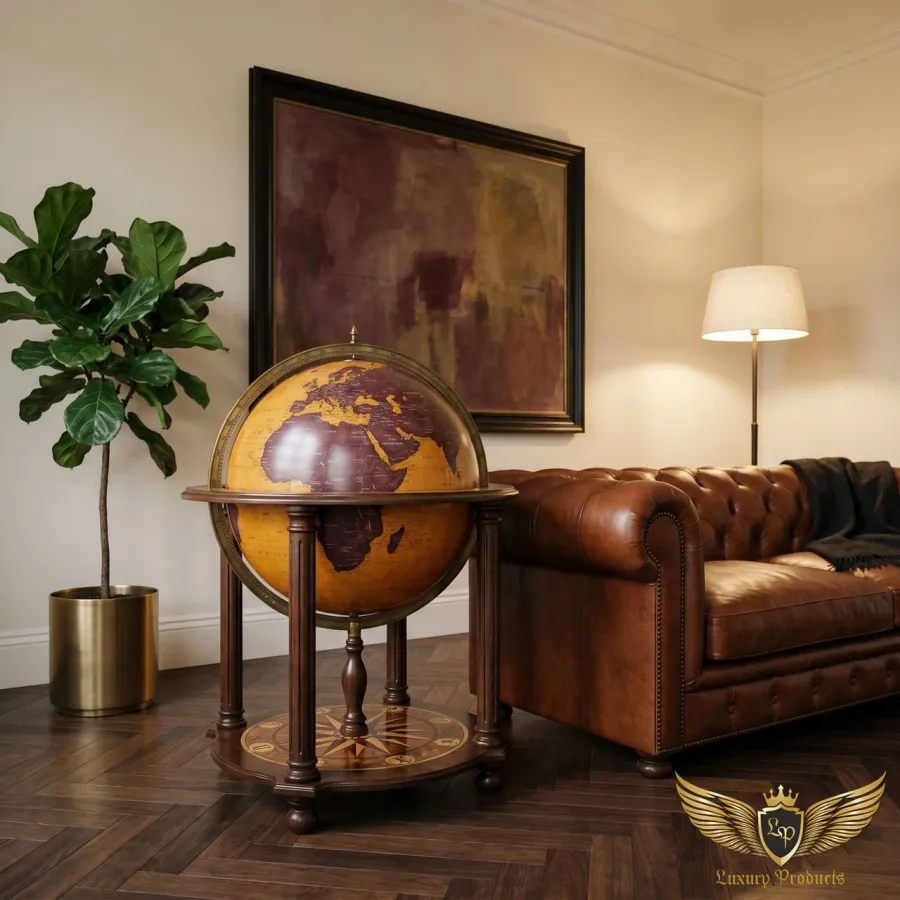 obrazek 2 Niezwykły globus podłogowy 75 x 75 x h.95 cm - idealny do dekoracji salonu