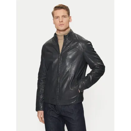 Zdjęcie Milestone Kurtka skórzana Winston 511099 60600 Granatowy Regular Fit
