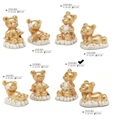 Picture A unique, sitting bear with a sun - Valle d'oro Patchi