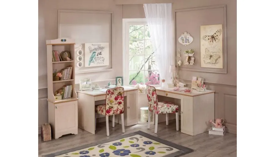 obrazek 3 Biurko z ceramicznym dekorem do eleganckiego pokoju - Cilek