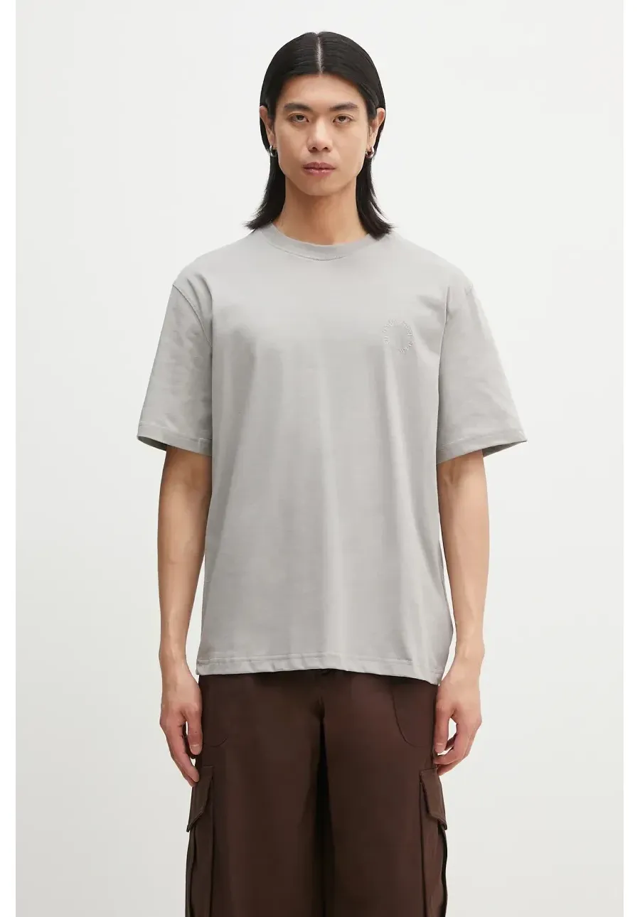 obrazek 1 Daily Paper t-shirt bawełniany Orbit Emb T-Shirt męski kolor szary gładki 2512016