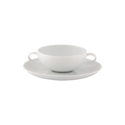 Zdjęcie Stylowa porcelanowa filiżanka ze spodkiem z klasycznej kolekcji Eternal - Vista Alegre
