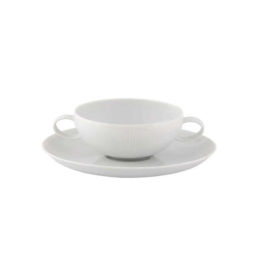 obrazek 1 Stylowa porcelanowa filiżanka ze spodkiem z klasycznej kolekcji Eternal - Vista Alegre