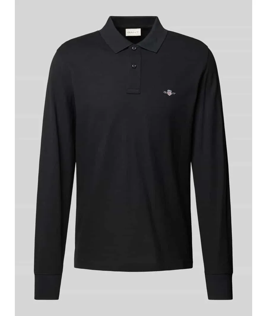 obrazek 1 Koszulka polo o kroju regular fit z wyhaftowanym logo model ‘SHIELD’