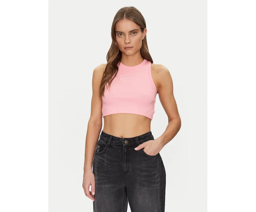 obrazek 1 Karl Kani Top 61310125 Różowy Cropped Fit