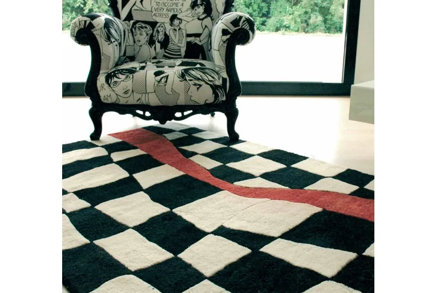 obrazek 3 Stylowy prostokątny dywan abstrakcyjny - Sartori Rugs