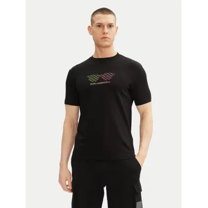 Zdjęcie KARL LAGERFELD T-Shirt 755402 552235 Czarny Regular Fit